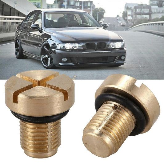 Brass Screw Plug for Radiator Hose Bleed Vent for BMW 3 E46 E36 E30 17111712788