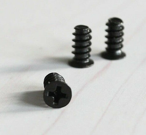 10x Black Computer PC Fan Mounting Screws 10mm Length