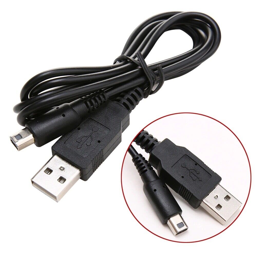 5x Charger Cable for Nintendo USB DSi / DSi XL / 3DS / 3DS XL 