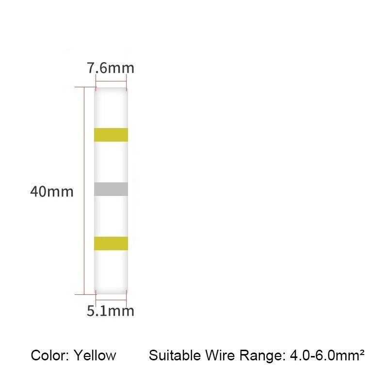Heat Shrink Connectors Sleeve Tube Terminals Electrical Butt Splice Wire Tubes