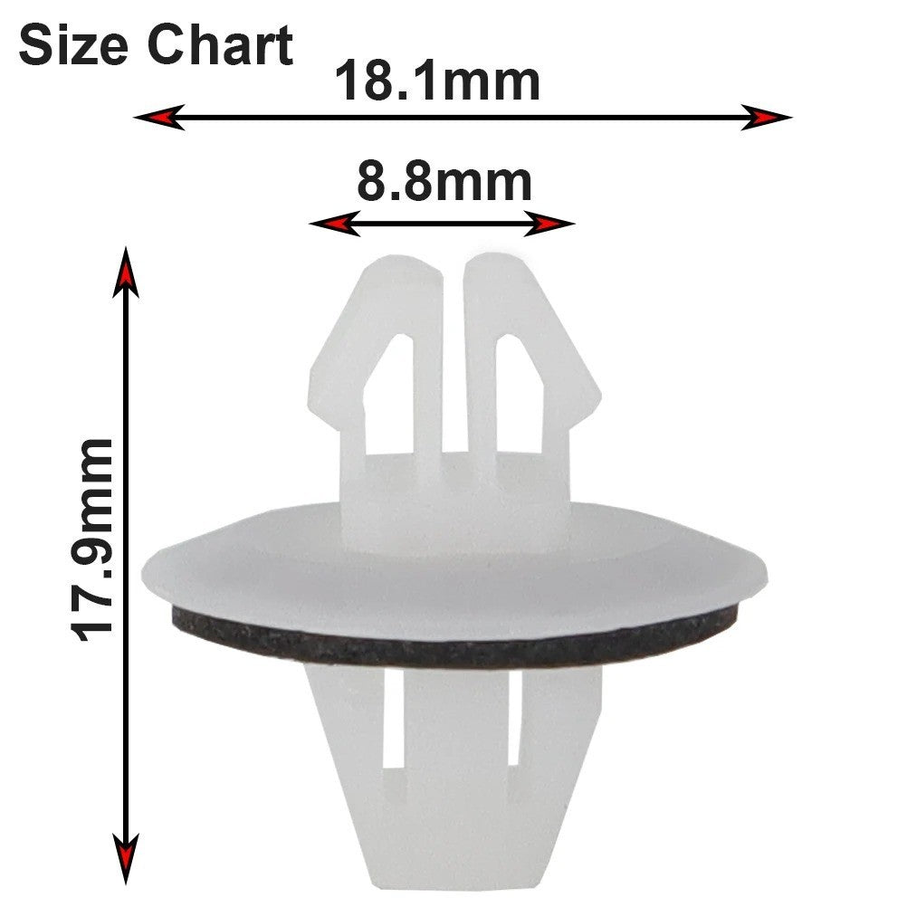 10x Car Mounting Moulding Holder Trim Clips fits For Suzuki Toyota