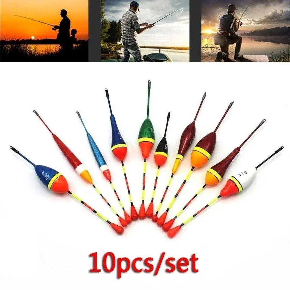 10x Bubble Fish Floats Bobbers Fishing Tackle Tools