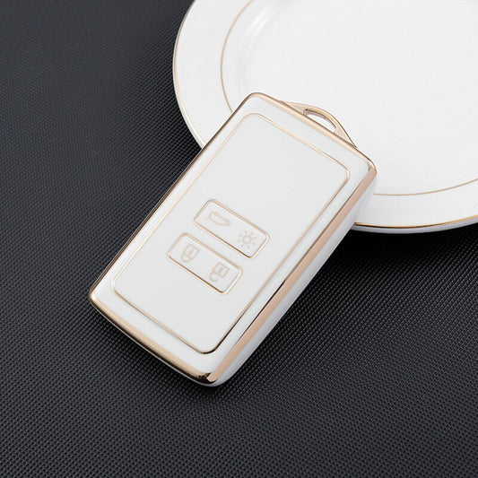 TPU Remote Key Cover Case for Renault Captur Megane Clio Zoe Koleos Scenic 4