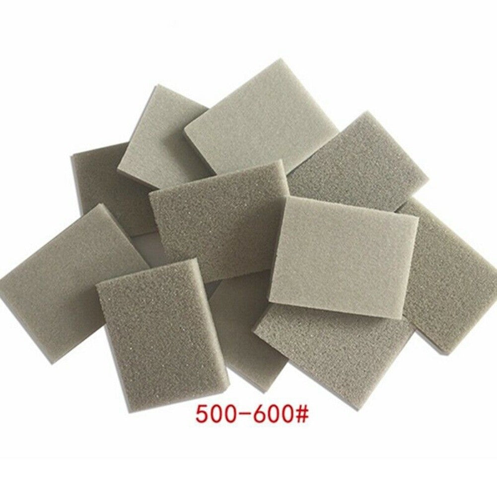 1x Sponge Sandpaper Polishing Grinding Fiberglass Plastic Molding Wet Dry