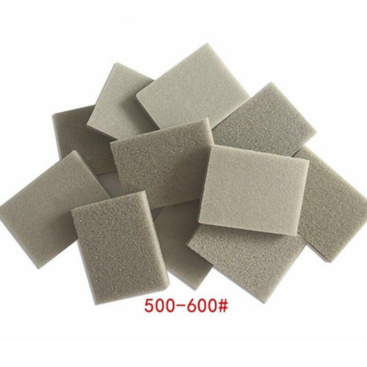 1x Sponge Sandpaper Polishing Grinding Fiberglass Plastic Molding Wet Dry