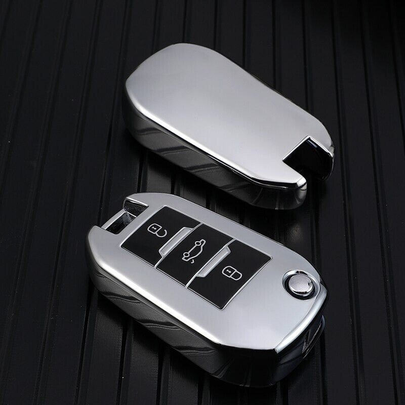 Remote Key Fob Case Cover for Peugeot Citroen 3008 208 308 508 408 2008 307 4008