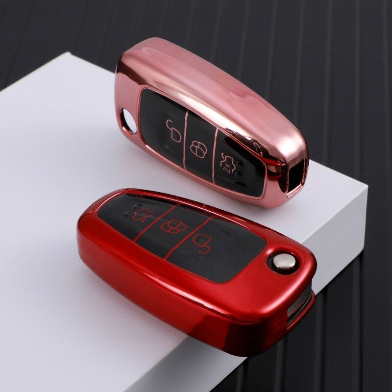 Key Case Cover for Ford Focus 2 3 MK3 Ecosport Kuga Escape Fiesta C-Max S-Max