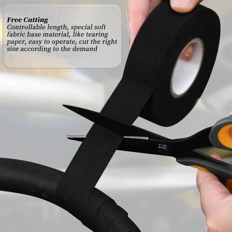 1x Electrical Insulating Tape 10m Heat Resistant Harness Tape 15mm Wide