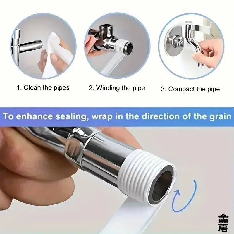 1x Seal Tape Thread Seal Waterproof Leak Tape Duct Tape Plumbing Fitting Oil-Fre