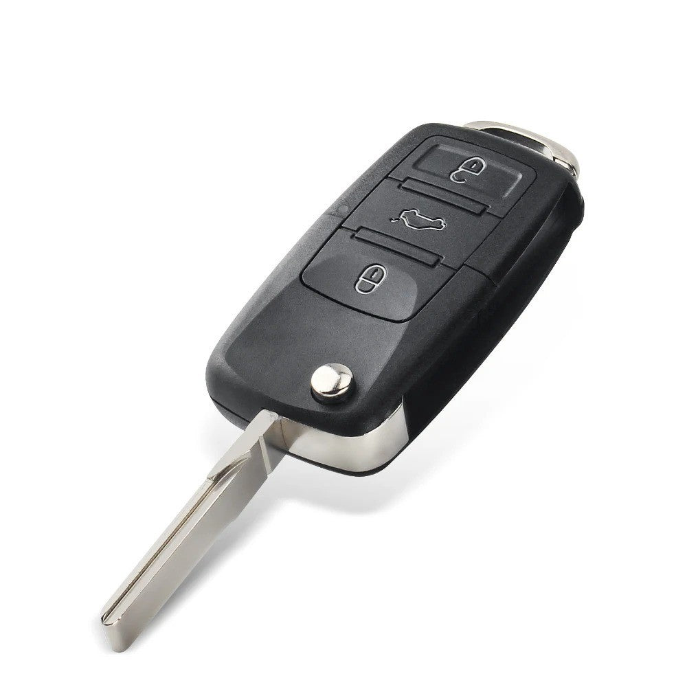 3 Button Key Shell fits Volkswagen Golf Passat Polo Touran Jetta Seat