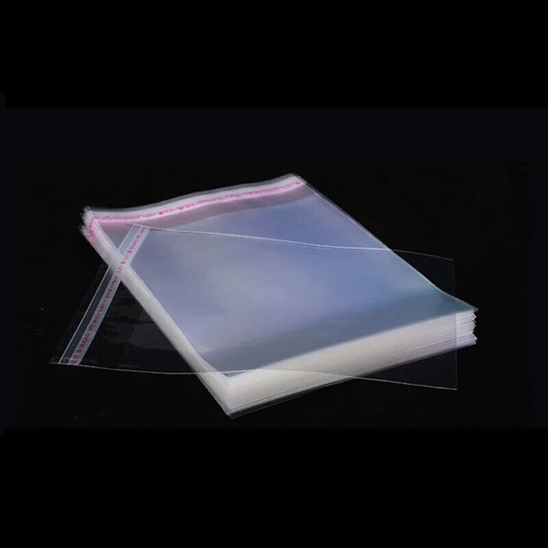 200pcs Transparent Self-Adhesive Bags for Jewellery Accessories Gifts Packaging