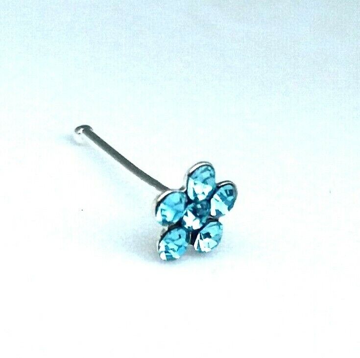 New Design Flower Nose Stud 925 Sterling Silver 