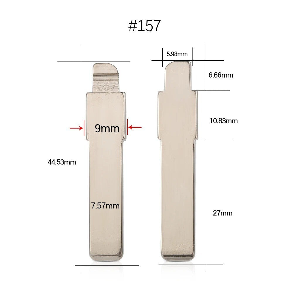 Uncut Car Remote Key KD Flip Blade SIP22 157 fits Fiat 500 Punto Ducato Doblo