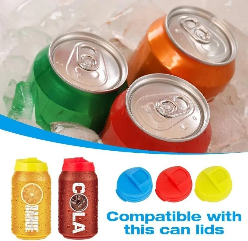 1x Beverage Can Lid Soda Tin Leak Proof Lid Beach Gadgets Drinks Protector