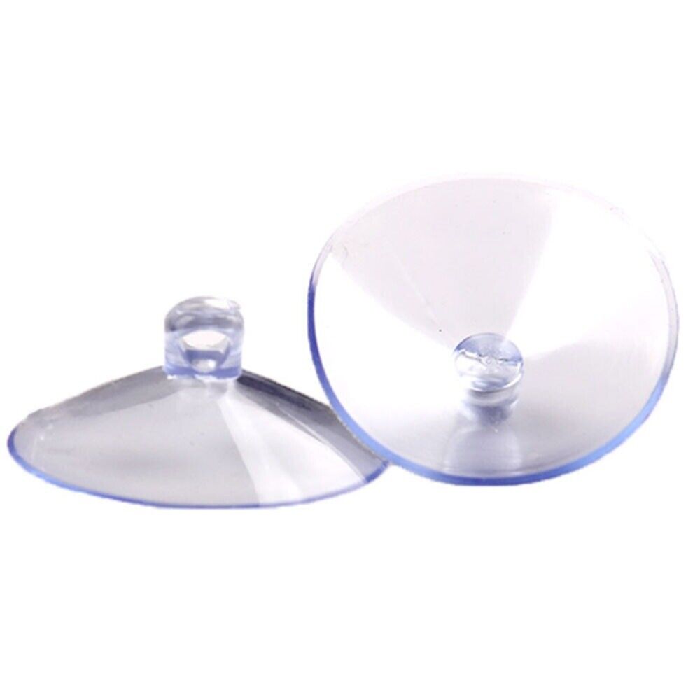 8x Small Transparent Suction Cup Suckers for Window Wall Bathroom Kitchen Car