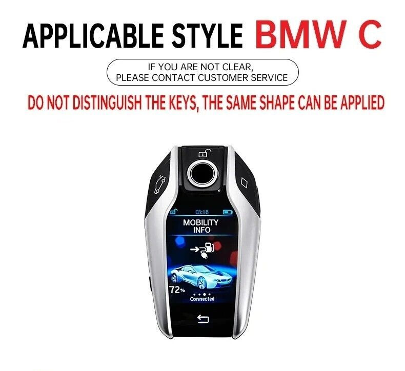 4 Button Smart Key Cover Case for BMW G11 G12 G30 G31 740li 750li 