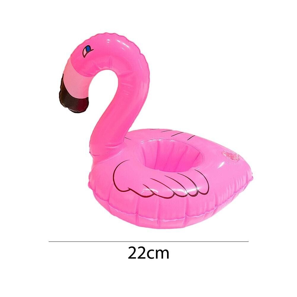 4x Inflatable Flamingo Drink Cup Holders Party Decoration for Pool Hot Tub Bath