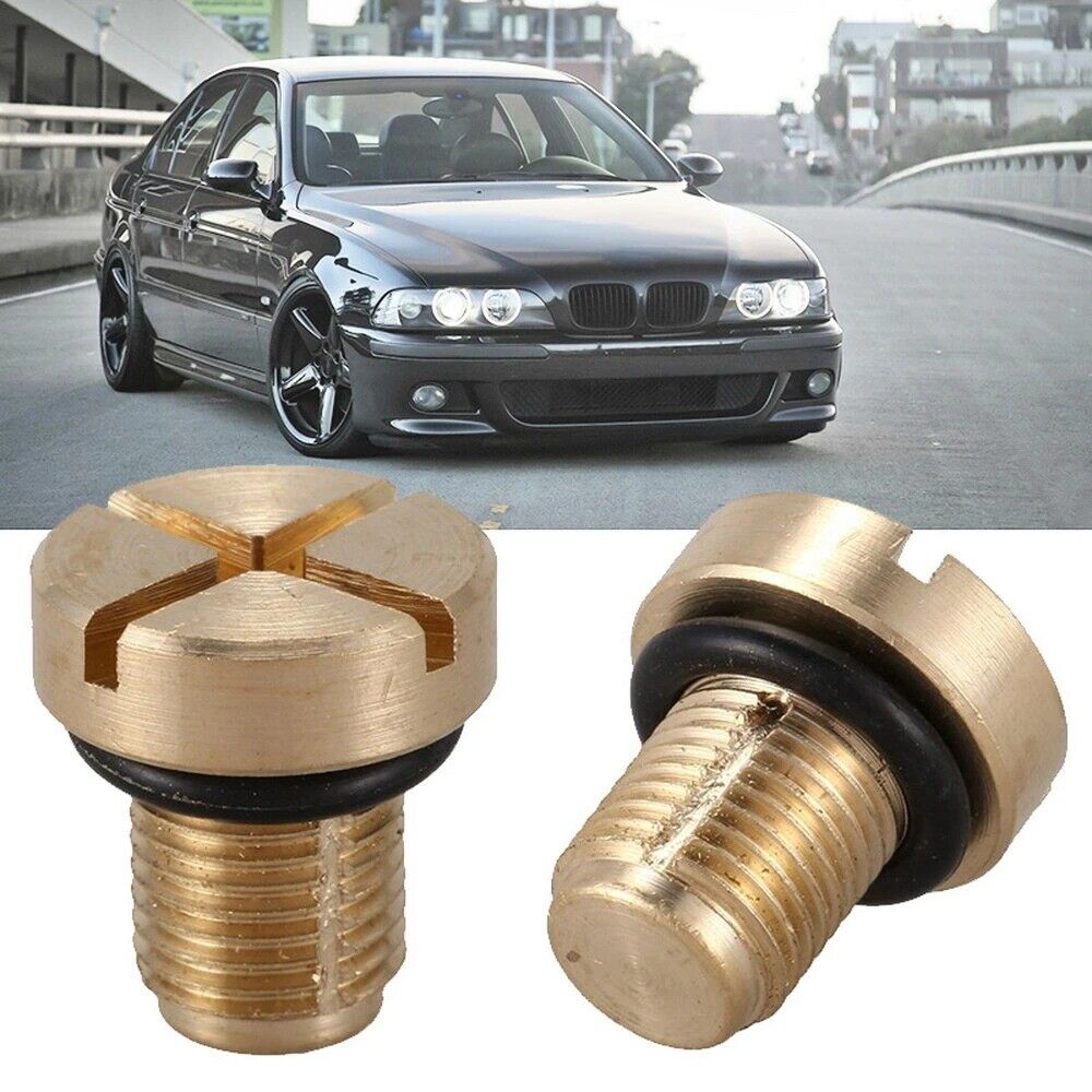 Brass Radiator Hose Bleed Vent Screw Plug for BMW 3 E46 E36 E30 17111712788