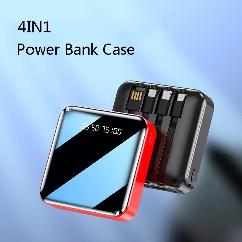 Power Bank Case 4 in 1 for Batteries