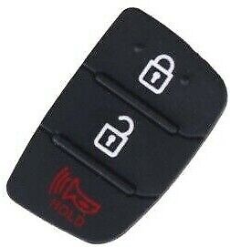 Hyundai Ix35 Mistra Santa Fe I40 I20 3 Button Remote Key Fob Rubber Pad