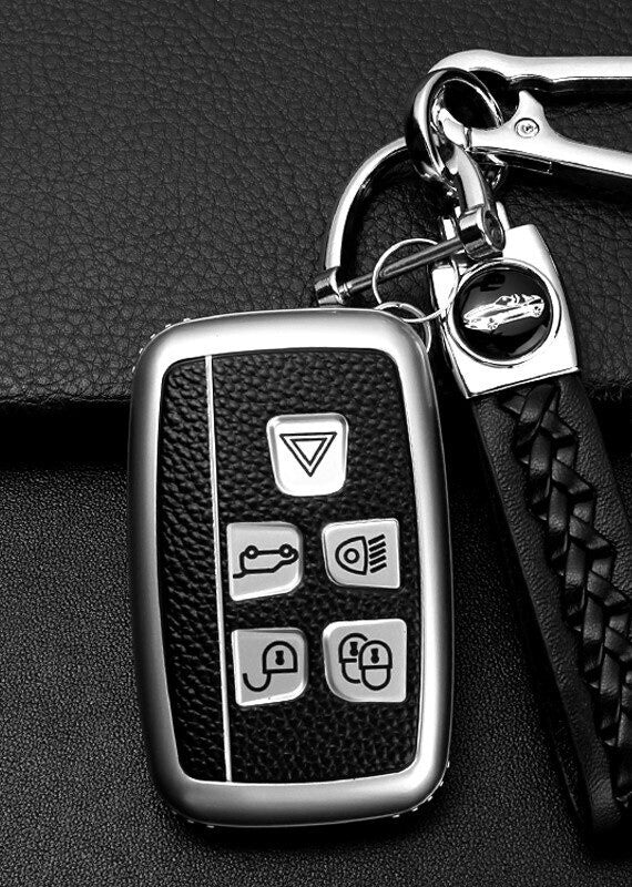 Remote Key Fob Case Cover Keychain for Land Rover Range Rover Jaguar XF XJ XE XJ