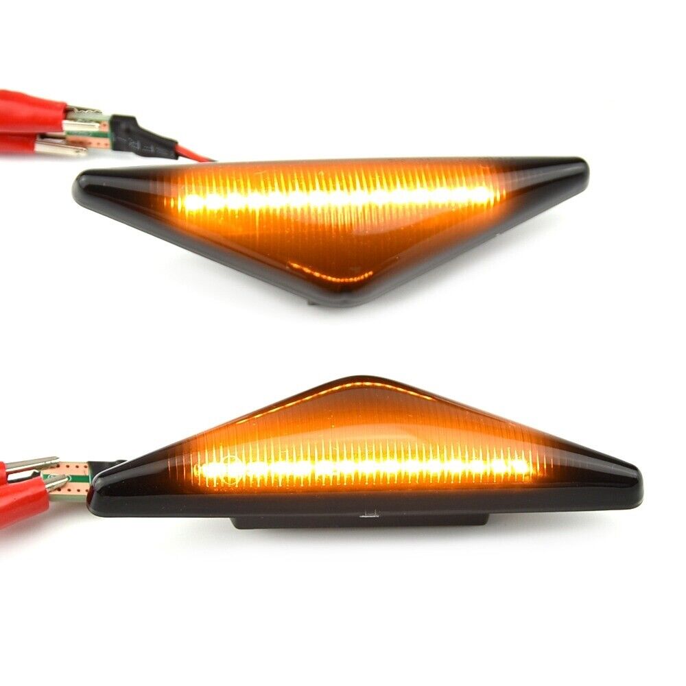 2x Dynamic Smoked Repeaters Lamps Lights for Ford MONDEO 3 MK3 FOCUS 1 MK1