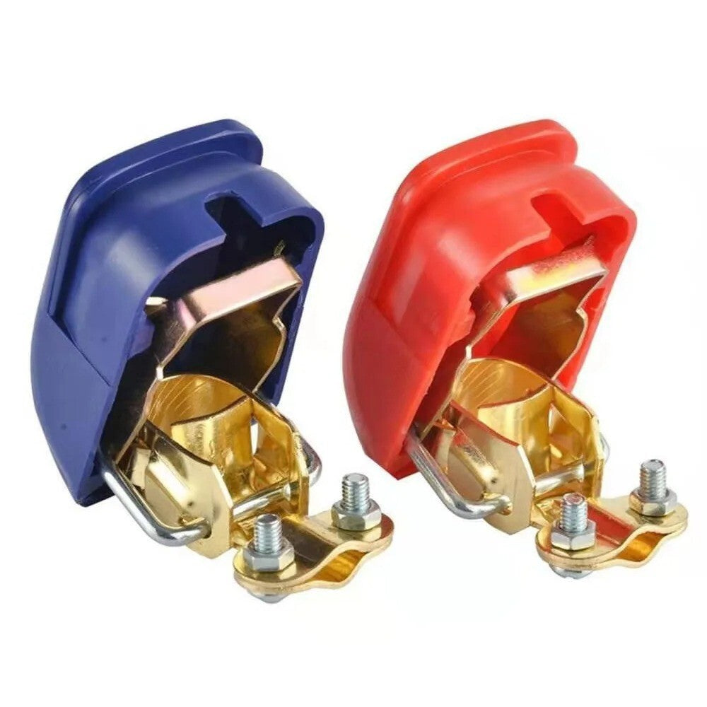 2x Car Battery Terminal Connectors Quick Release Disconnect 12V 24V