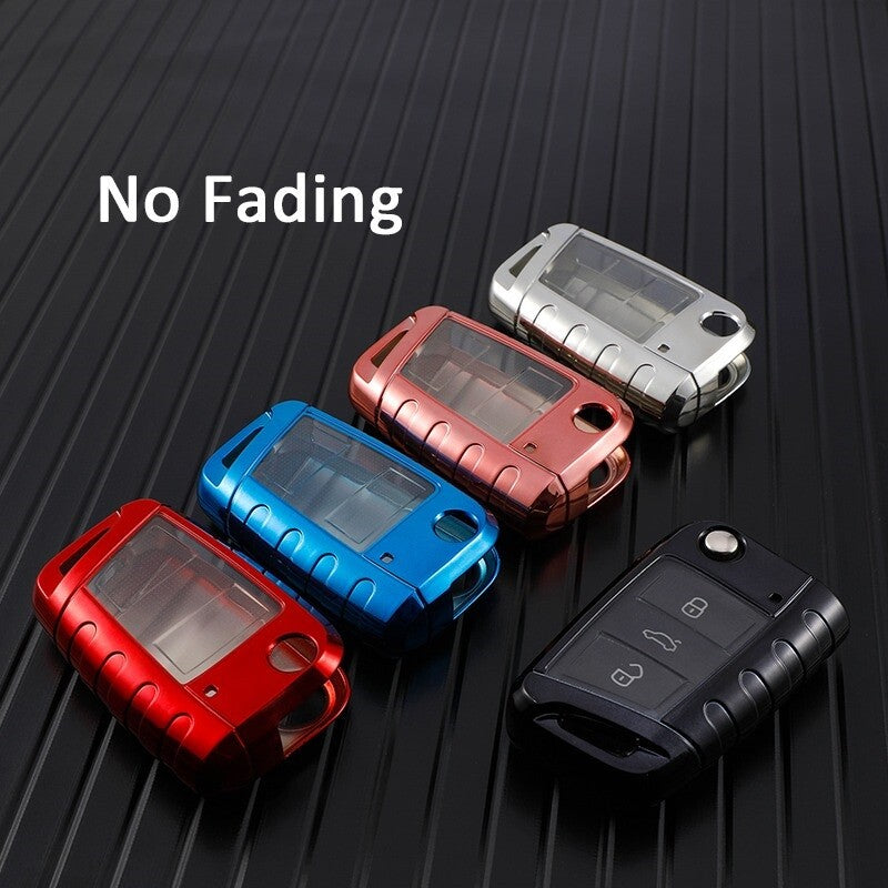 TPU Remote Key Cover fits VW Polo Golf 7 MK7 Tiguan Skoda Octavia