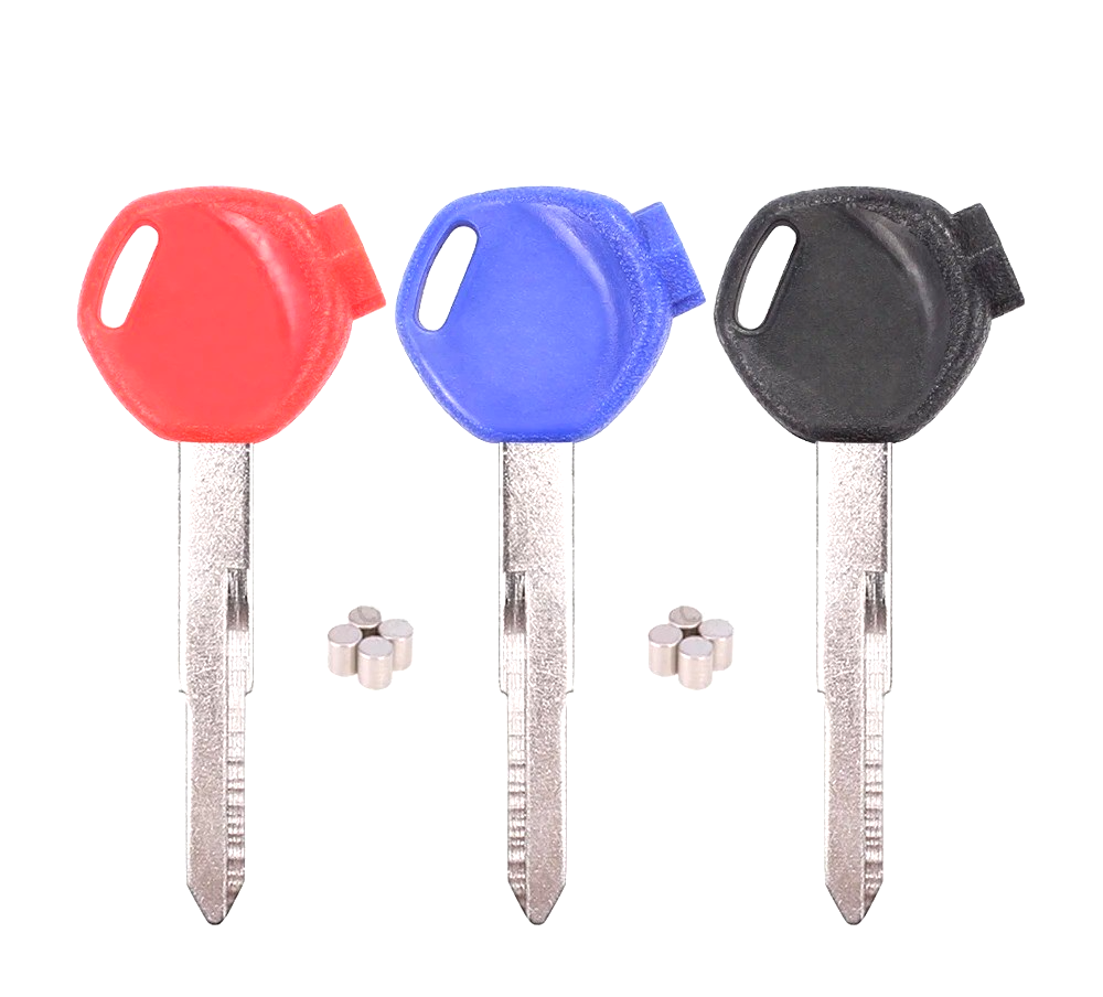 Motorcycle Key fits Honda DIO 56 Z4 Z125 SCR100 WH110 Blank Key Magnet Anti-thef