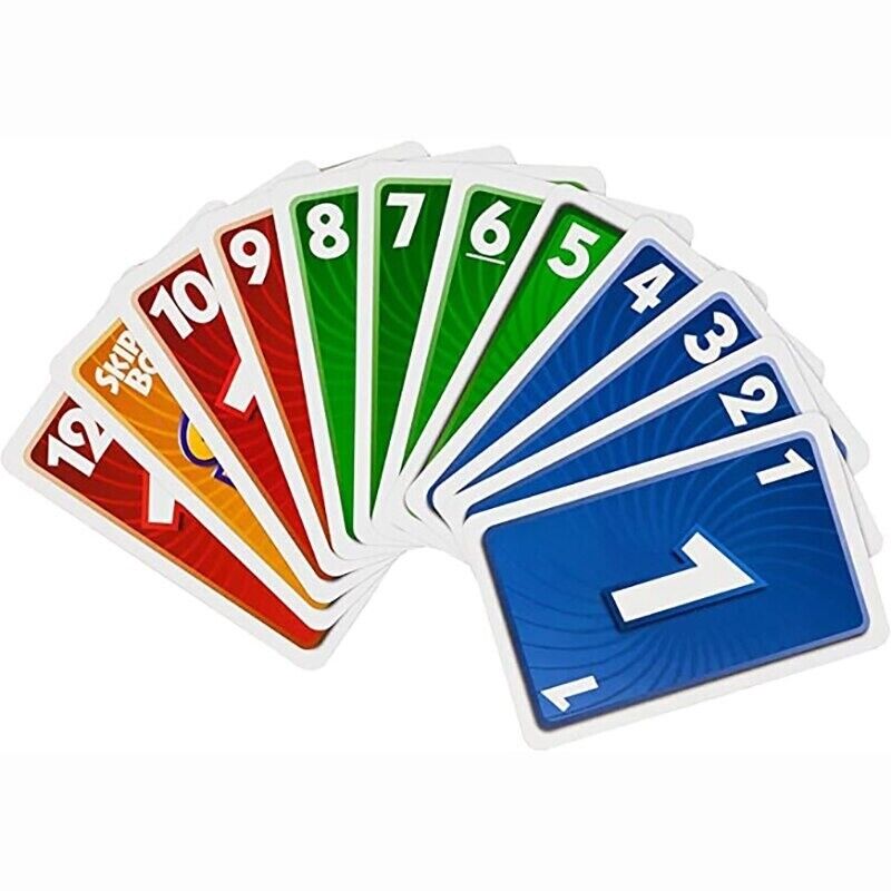 Uno Skip Bo Card Game for Family Kids Birthday Present Gift