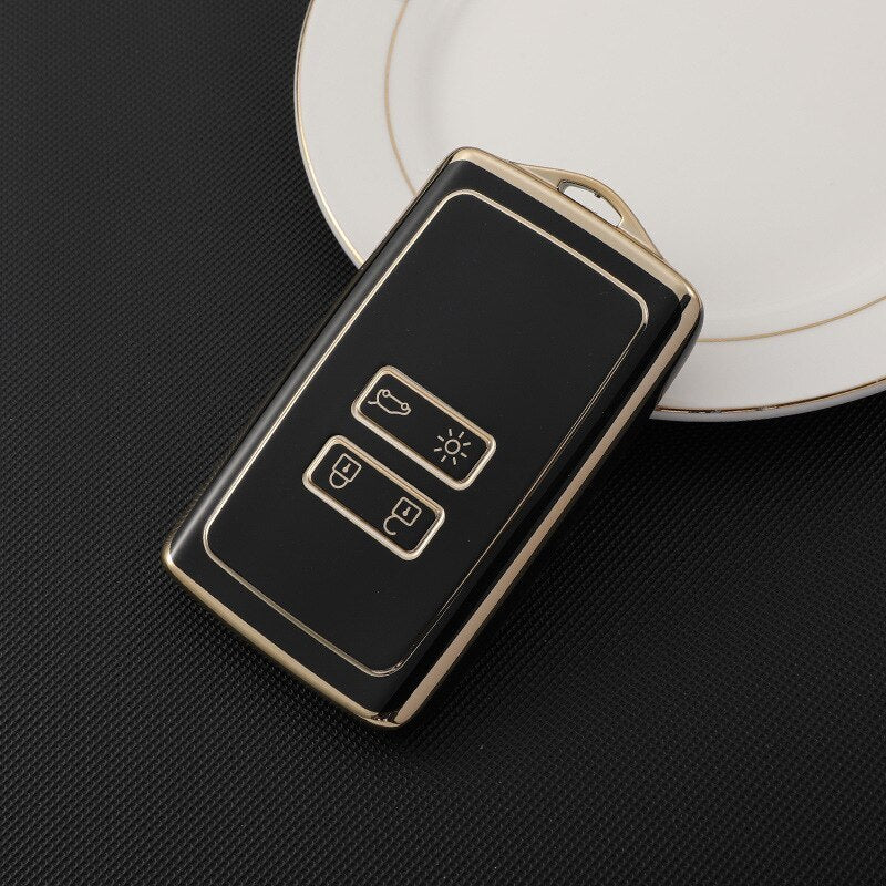 TPU Remote Key Cover Case fits Renault Captur Megane Clio Zoe Koleos Scenic