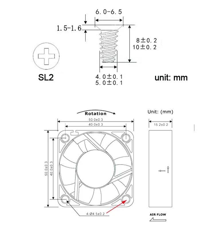 M5 10mm Computer PC Case Cooling Fan Mount Screws