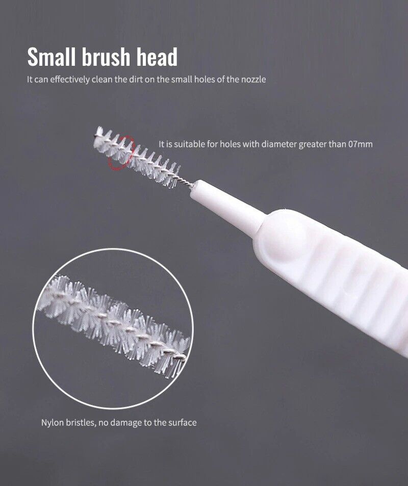 10x Shower Head Clean Brush Washing Anti-Clogging Phone Hole Cleaner