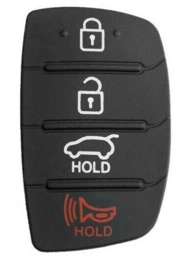 Hyundai 4 Button Remote Key Fob Rubber Pad Replacement Repair 