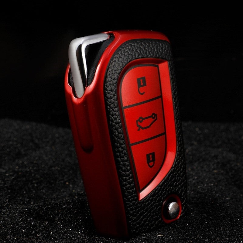 TPU Key Fob Case Cover for Toyota Corolla Levin Verso Yaris 2014 Auris Aygo RAV4