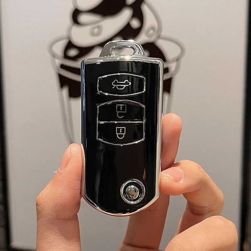 TPU Car Key Cover fits Mazda Demio 2 3 5 6 M3 M5 M6 CX-5 CX7 CX9 RX8 MX5