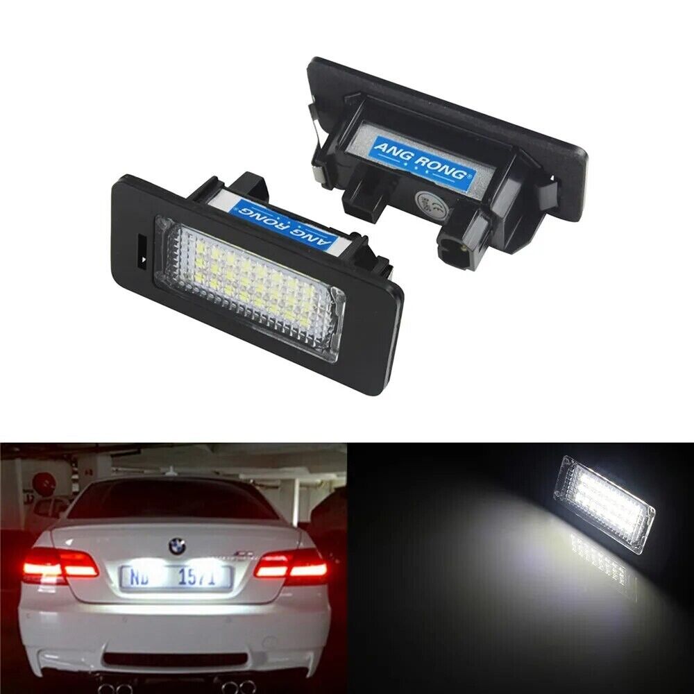 2x Canbus LED License Number Plate Light Lamps BMW 3 5 Series E39 E60 E61 E90