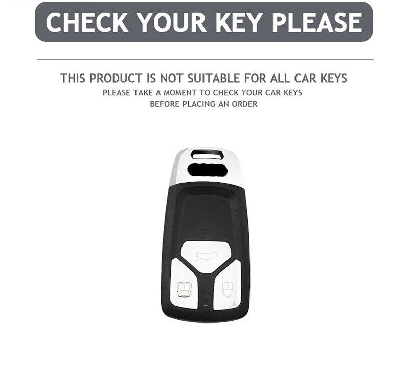 Key Cover Case fits Audi A4 B9 A5 A6 8S 8W Q5 Q7 4M S4 S5 S7 TT TTS RS