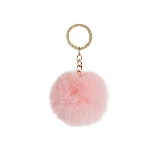 Soft Keychain Faux Rabbit Fluffy Fur Pom Handbag Pendant (16 Colours)