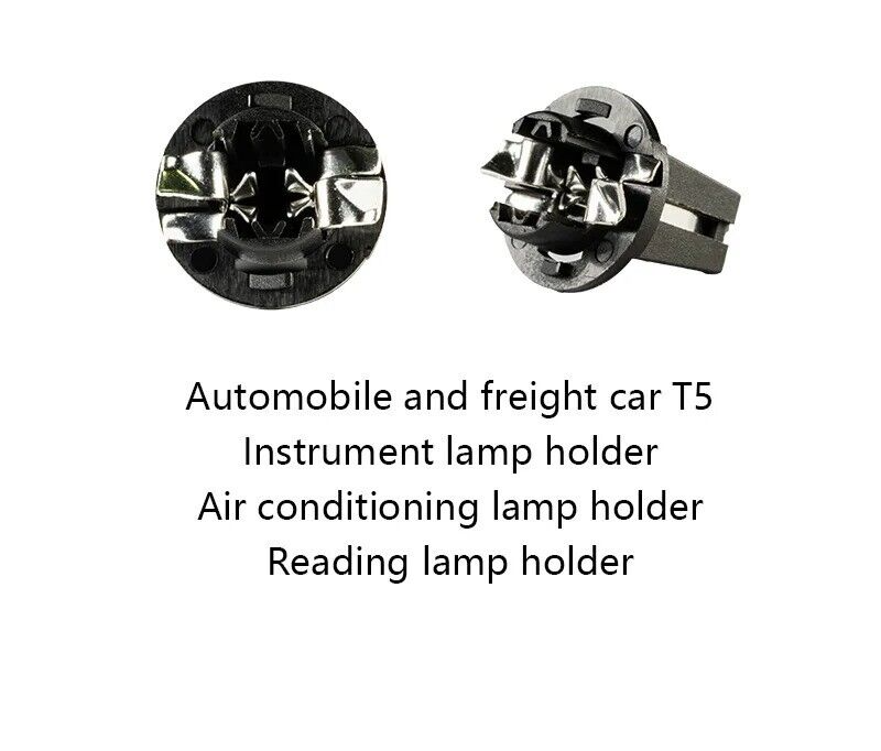 2x Signal Lamp T5 Twist Sockets Instrument Panel Cluster Socket Lamp Holder Base