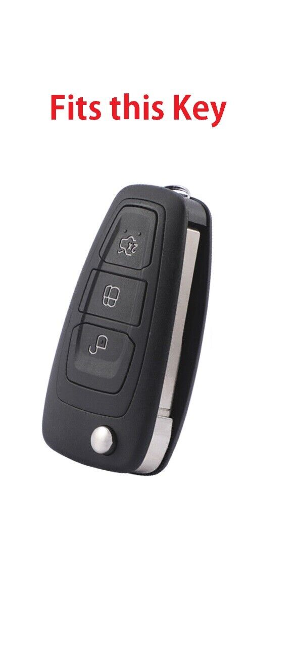 Ford Focus 2 3 MK3 Ecosport Kuga Escape Fiesta C-Max S-Max Mondeo Key Fob Case