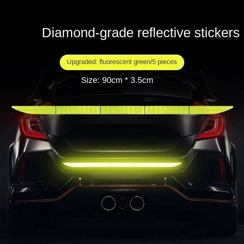 Car Sticker Reflective Warning Safety Tape Anti Collision Reflective Sticker