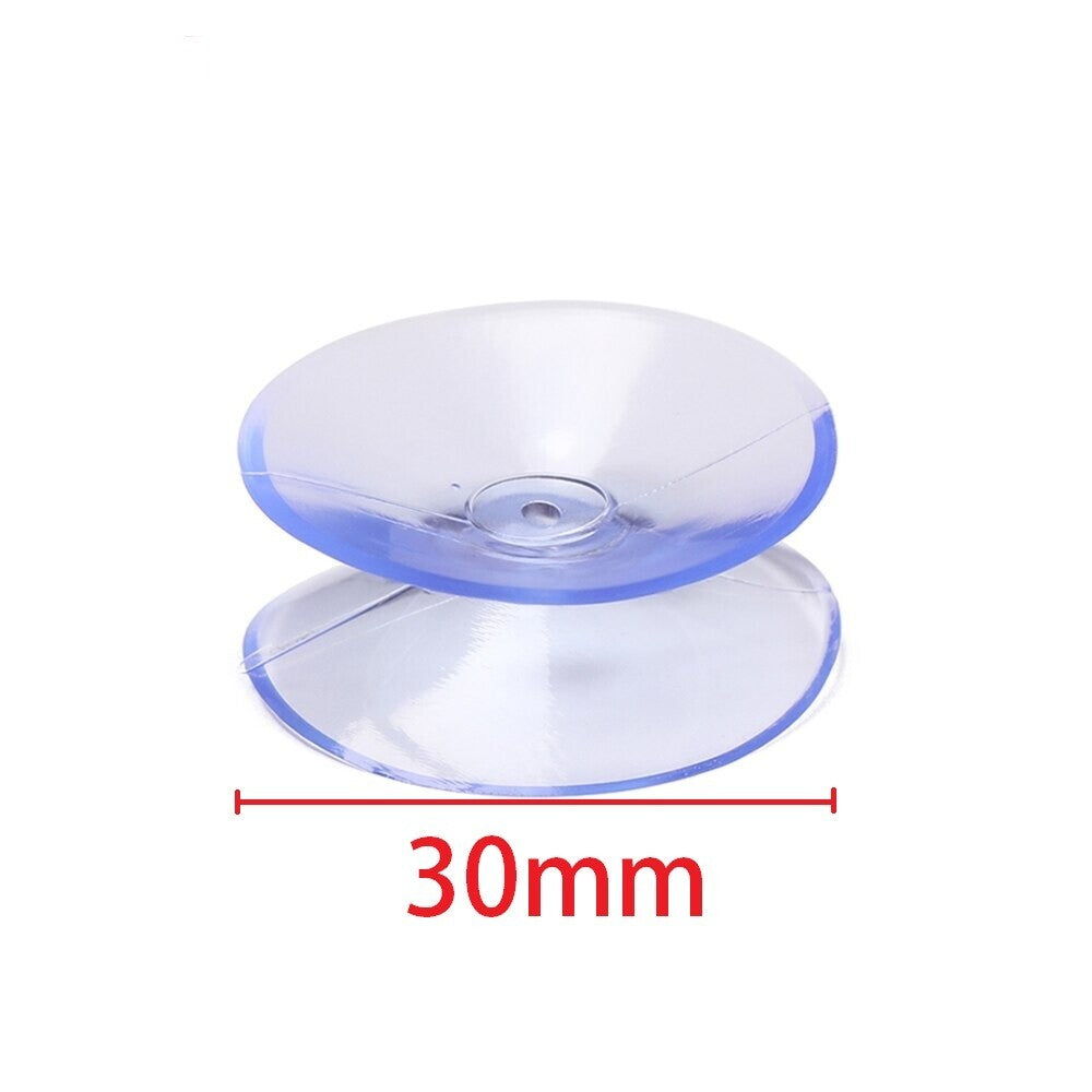 4x Suction Cups Double Sided Glass Table Top Holder Wall Rack Storage Hangers