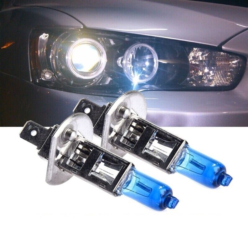 2x White Xenon H1 Bulbs 12V 100W Car HID  Headlight Light Lamp Bulb