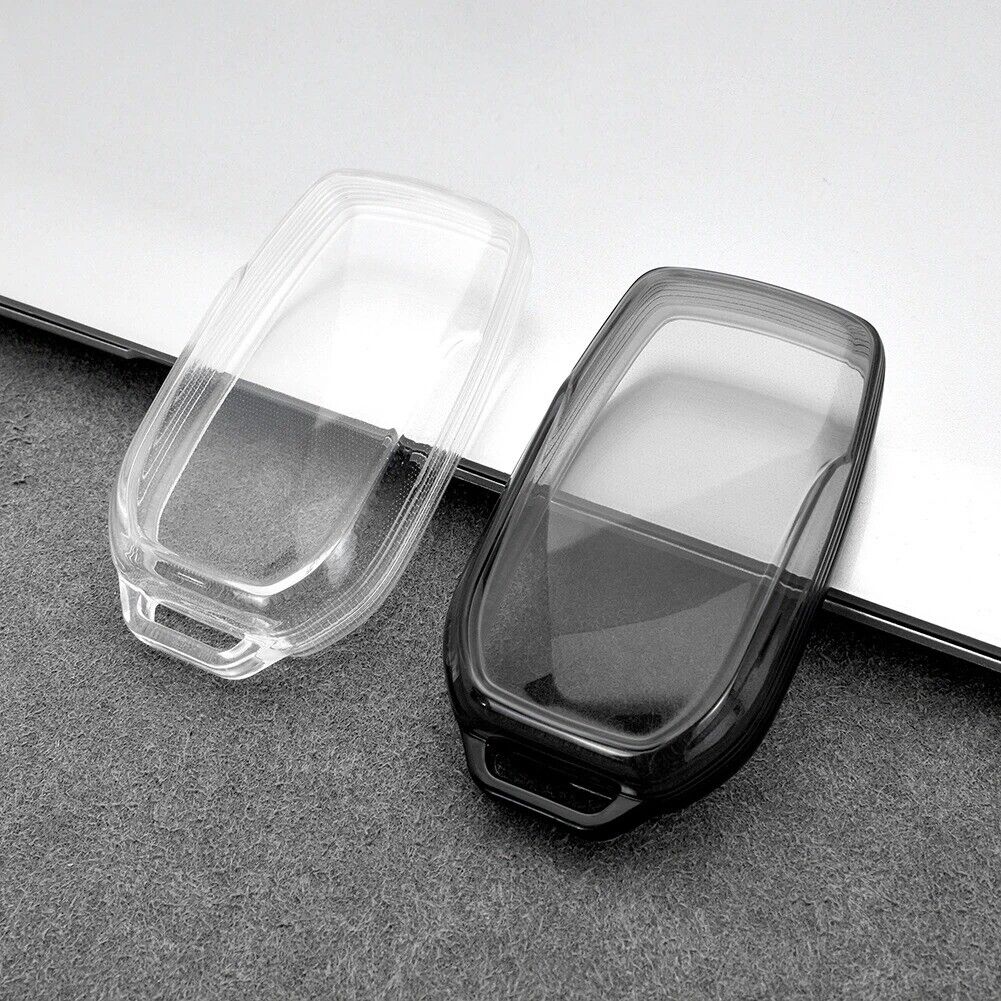 Black Transparent Car Key Fob Case Cover for Toyota Hilux Sienna Venza