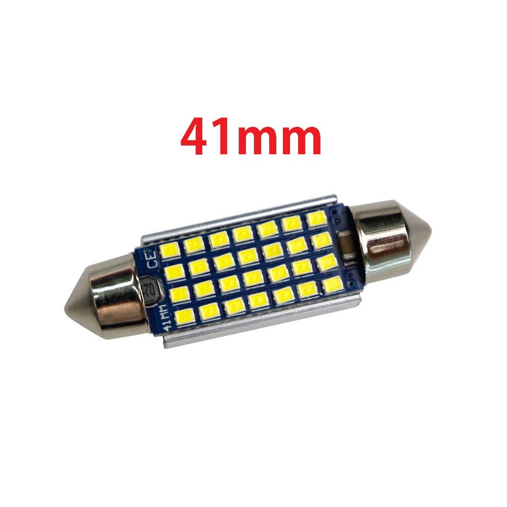 Car Led Number Plate Light Bulb C5W Festoon Canbus White 41mm 44mm Bulb