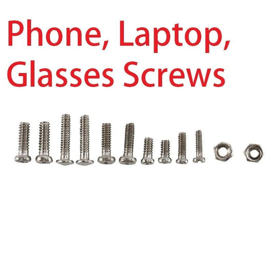 Phone Glasses PC Tablet Screws and Nuts Stainless Steel 