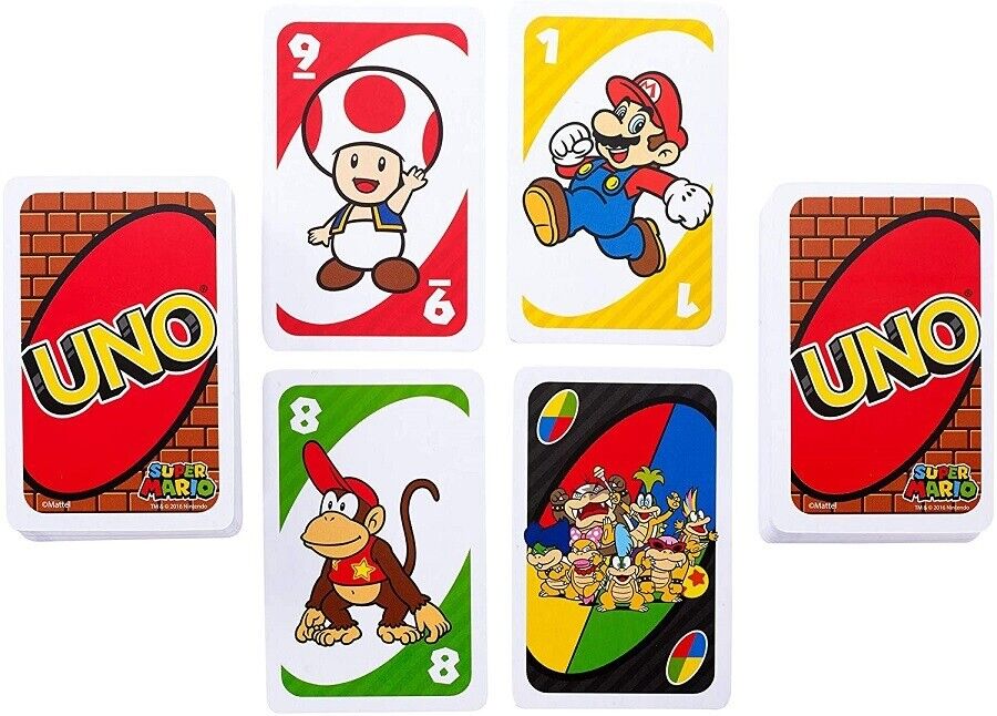  Super Mario Card Game Family Kids Card Game Birthday Present Gift Fun