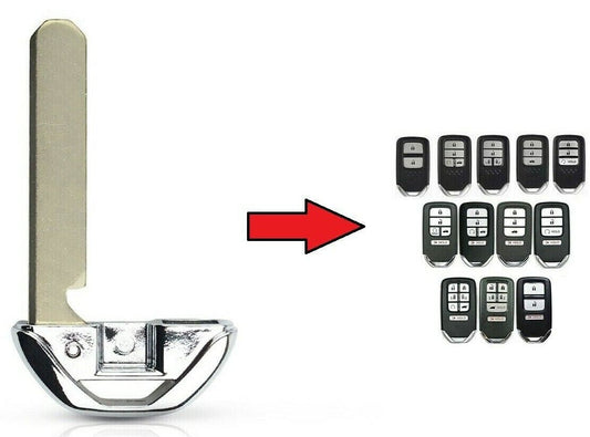 Remote Fob Emergency Blank Key Blade for Honda Civic Accord Odyssey HR-V