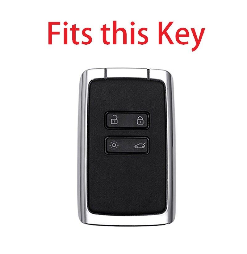 Renault Clio Megane Zoe Koleos Kadjar Remote Key Fob Case Cover (4 Colours)